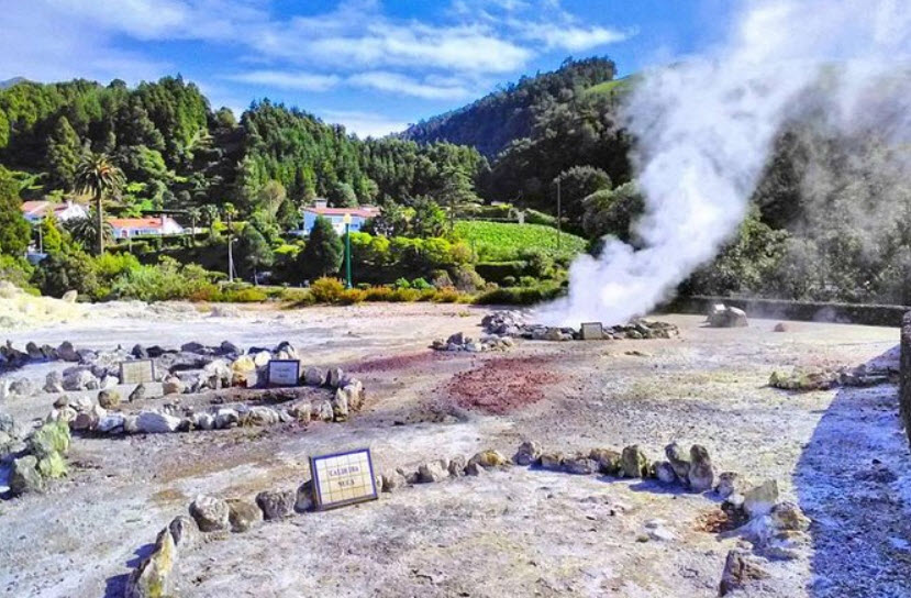 Furnas Hot Springs, São Miguel, Azores, Portugal